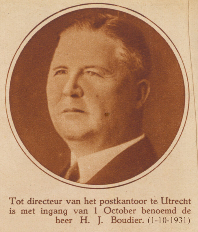 Portret van Henri Boudier, echtgenoot van Ina Boudier-Bakker. Foto: Woord in Beeld 1931