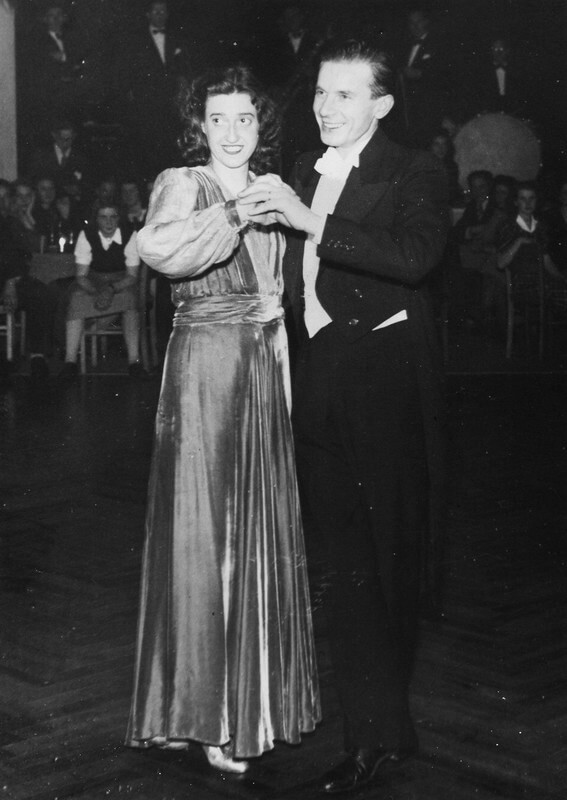 Wim Cornelissen en Rie van der Woude in 1950. Foto: familie Cornelissen