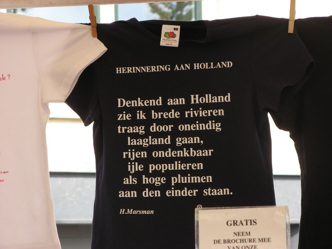 Enkele regels uit Marsmans beroemdste gedicht. Foto: Willem Geijssen