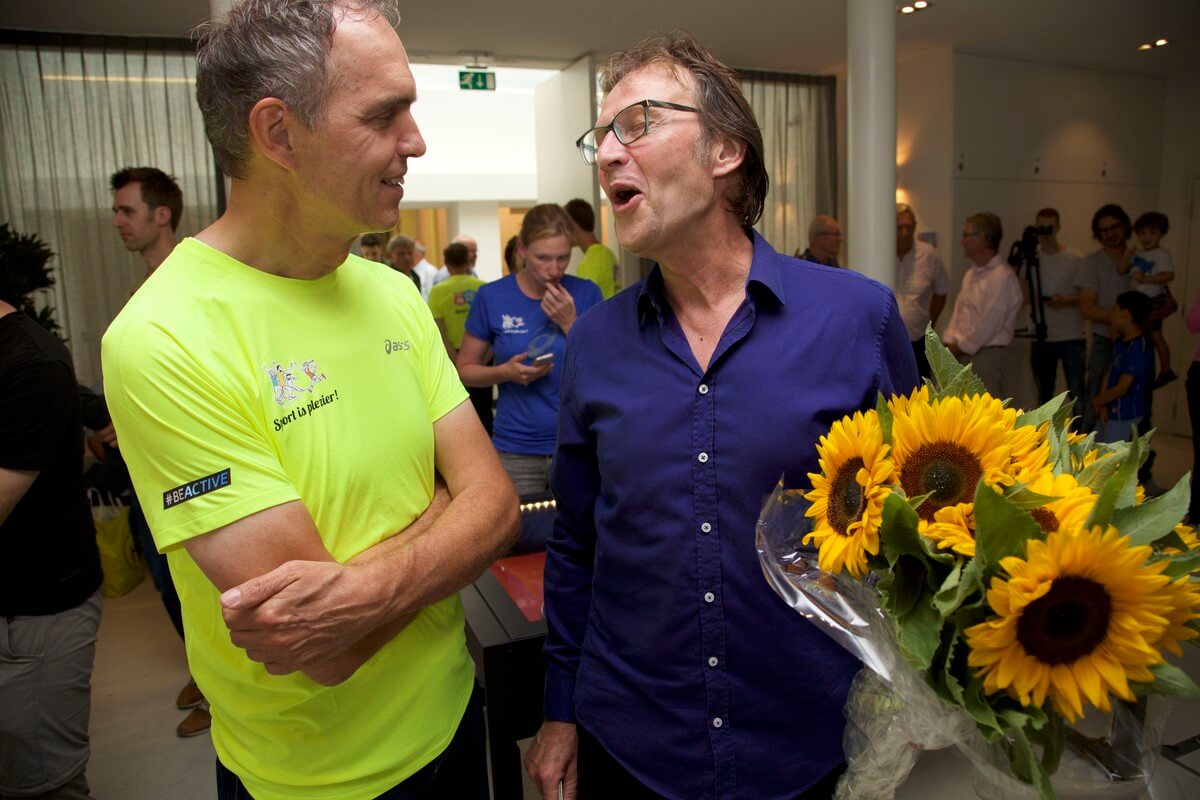 Cees Grimbergen en wethouder Paulus Jansen.