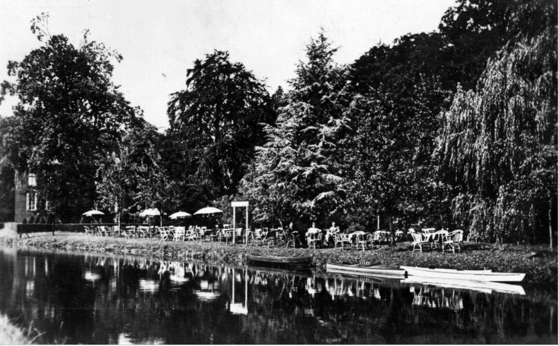 Theehuis Rhijnauwen rond 1940. Foto: Het Utrechts Archief