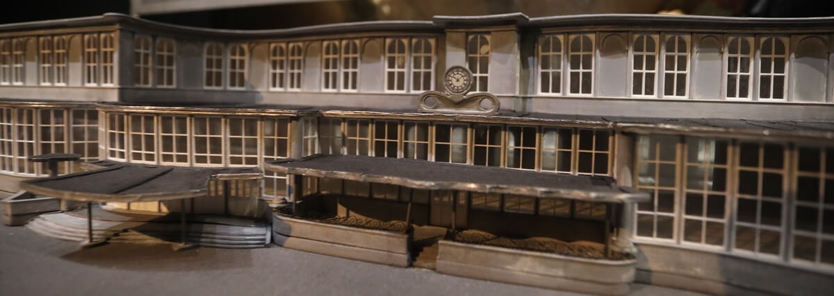 Detail van het model van het Centraal Station uit 1939. Foto: Ton van den Berg