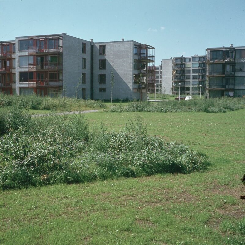 De Experimentele Flats aan de Pernambucodreef. Foto: Het Utrechts Archief/J.P. van Alff