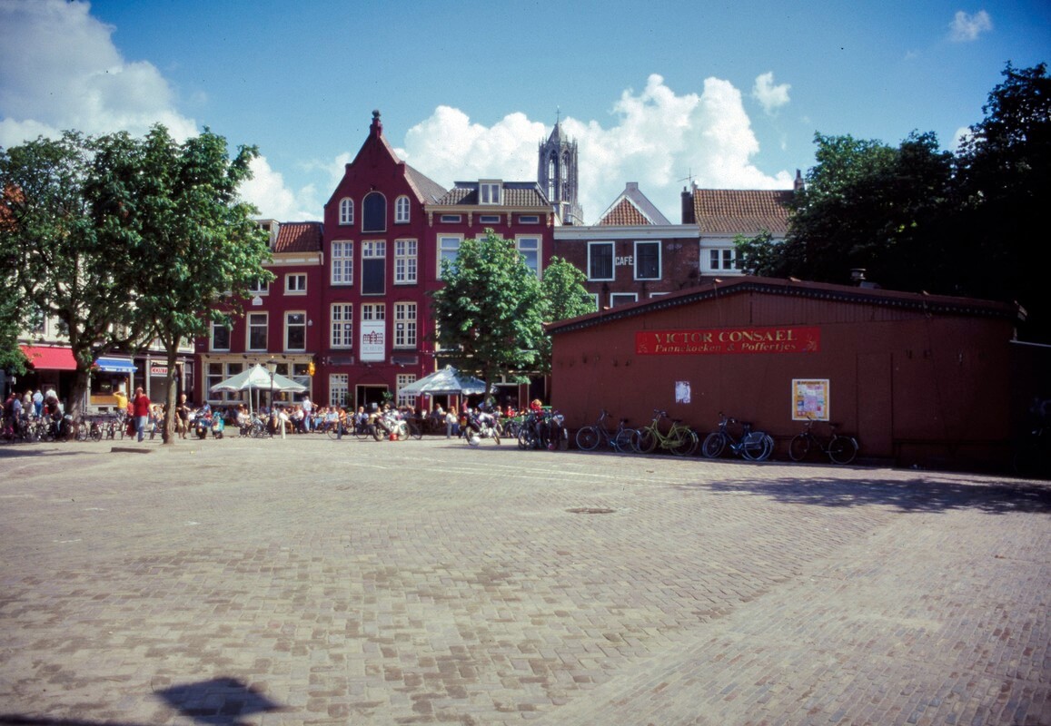 De Neude jaren negentig vorige eeuw. Foto: Ton van den Berg