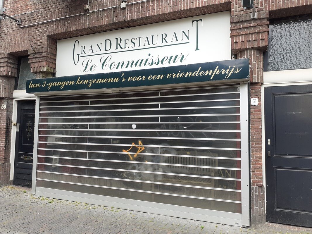 Restaurant Le Connaisseur aan de Oudegracht. Foto: P. Swieringa